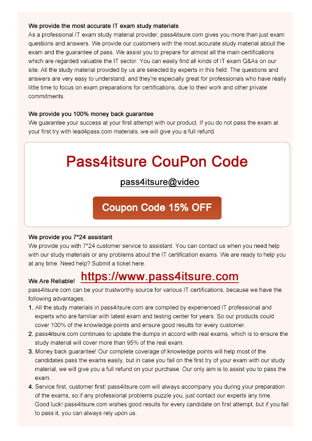 pass4itsure SK0-004 coupon