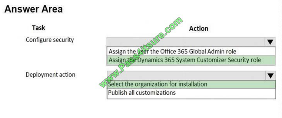 Pass4itsure Microsoft mb-210 exam questions q2-2