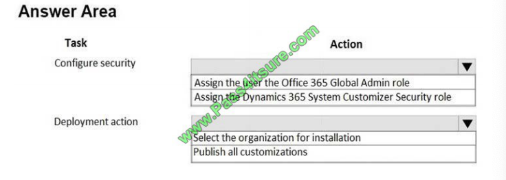 Pass4itsure Microsoft mb-210 exam questions q2