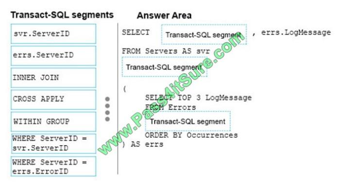 Pass4itsure 70-761 exam questions-q1-3