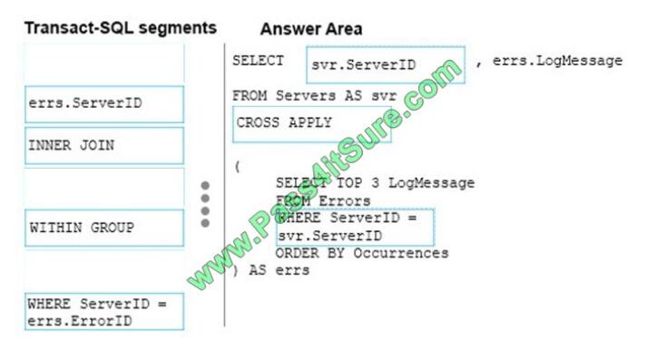 Pass4itsure 70-761 exam questions-q1-4