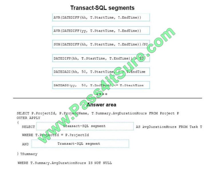 Pass4itsure 70-761 exam questions-q4-3